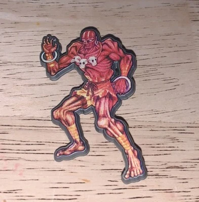 Ken Masters Street Fighter 2 Vintage Pin Badge Brooch Capcom - Image 1 of 2