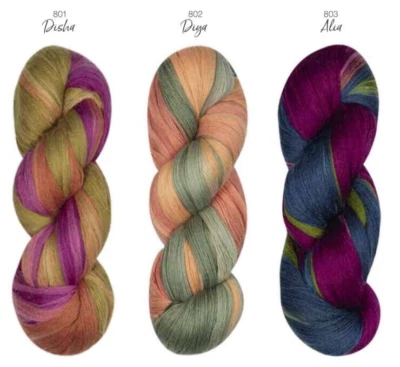 Naehecke2004 ,Lana Grossa Cool Wool Lace hand dyed - Bild 1 von 2