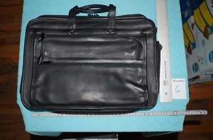 Laptop Tasche Leder / Schwarz - Picture 1 of 2