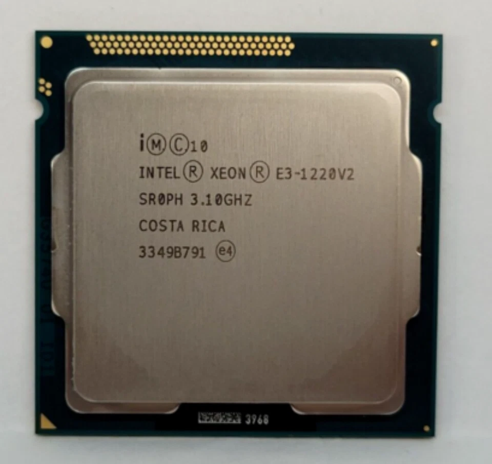 Intel Xeon E3-1220 V2 SR0PH 3.1Ghz 4Core 4T 8MB 69W Socket 1155 CPU Processor - Image 1 of 1