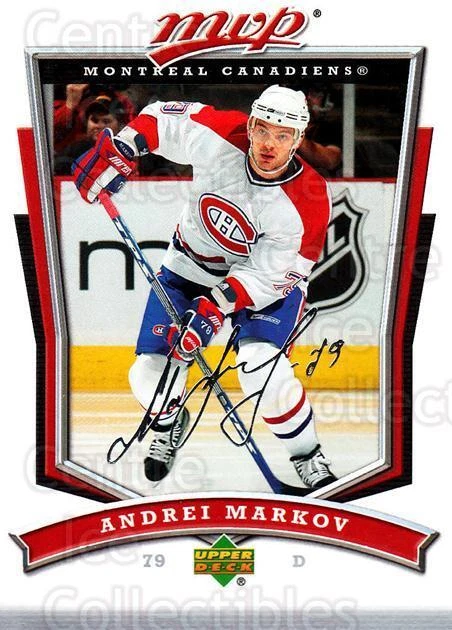 2007-08 Upper Deck MVP #53 Andrei Markov - Image 1 of 1