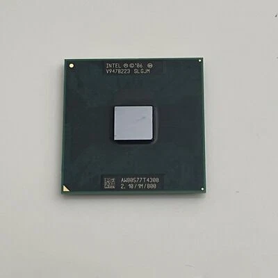 Intel Dual Core T4300 2.1GHz laptop CPU- J597T - SLGJM Socket PGA478 - Image 1 of 2