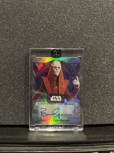 2022 Star Wars Signature Series Blue 32/50 Bruce Spence Tion Medon as Auto 0ms5