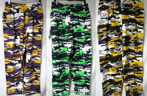 Viking Seahawks or Steelers Mens S to 2XL Camo Pants C1 1502 C1 1503 or S1 116 Cover