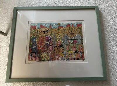 James Rizzi f Philip Morris handsigniert „Twentyfive Years of..“ Neu gerahmt TOP - Bild 1 von 4