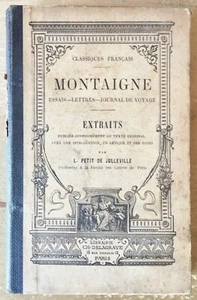 MONTAIGNE - Extraits - Petit de Juleville - 1893 - Picture 1 of 1