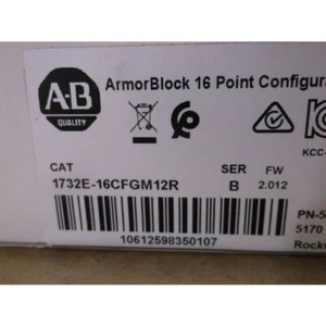 1732E-16CFGM12R Allen Bradley PLC 16 Pt ArmorBlock configurabile I/O US Free Tax - Foto 1 di 4