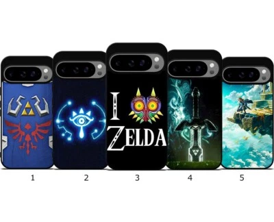 Zelda Google Pixel 2 3 4 5 6 7 8A 9 Pro Fold XL and NEXUS 4 5 6 Case Cover - Image 1 of 4