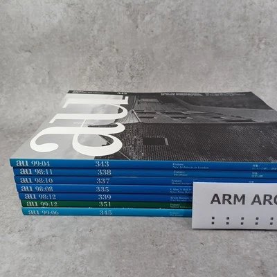 a+u　1998.9 ：7books :Herzog de muron ：Libeskind :Bawa:Ando:Architecture  urbanism - Image 1 of 4