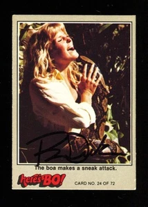 1981 FLEER Bo Derek Autographed SIGNED THE BOA MAKES SNEAK ATTACK! #24 ORIGINAL - Picture 1 of 1