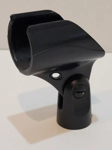 Shure Microphone Stand Adjustable Adaptor Clip Holder A25D Break Resistant Black - Picture 1 of 7
