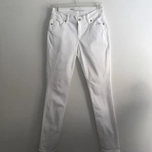 Pantalones de mezclilla Old Navy para mujer talla 0 Sweetheart blancos elásticos tiro alto ajustados - Imagen 1 de 5