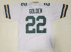 Matthew Golden Signed Green Bay Packers Custom Jersey (Beckett) XL - Picture 1 of 3