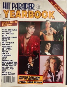Hit Parader Magazine Fall 1983 Yearbook No Def Leppard Centerfold - Picture 1 of 2