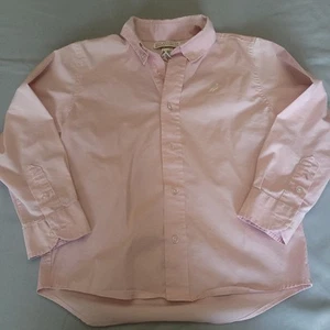 New The Beaufort Bonnet Co. Boys Dress Shirt 6 Pink Oxford Preppy - Picture 1 of 9