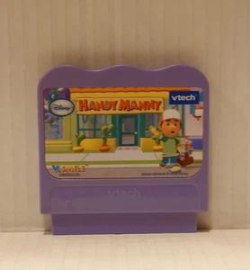 VTech VSmile learning system Disney Handy Manny game cleaned tested & works well - Picture 1 of 2