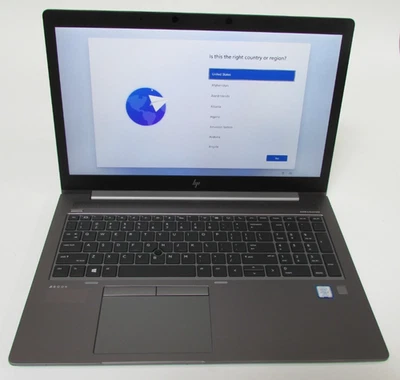 惠普 ZBook 15U G6 15.6 便携式电脑 酷睿 i7-8665U 1.90 GHZ 16GB RAM 256GB 固态硬盘 — 第 1/4 张图片