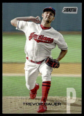 2018 Topps Stadium Club Trevor Bauer #124 Cleveland Indians - Image 1 of 2