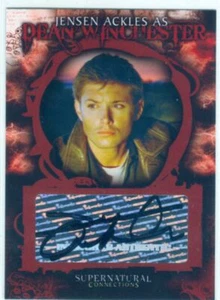 Supernatural Connections Autograph Card  A-1 Jensen Ackles as Dean Winchester - Picture 1 of 1