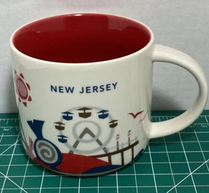 Starbucks New Jersey 2015 You Are Here Coffee Mug Cup 14 Oz Collection  - Picture 1 of 7