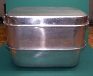Vintage WEAR-EVER #2225 Large 5 Piece Turkey Roaster Trivet & Steam Rack Vented - Picture 1 of 23