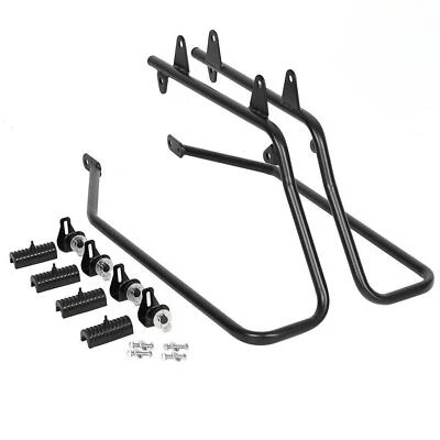 Saddlebag Conversion Brackets Mounts For Harley Davidson Softail w/ Hardware - Image 1 of 4