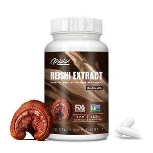 Reishi Extrakt Kapseln - Unterstützung des Immunsystems, Entgiftung, Antioxid - Bild 1 von 10