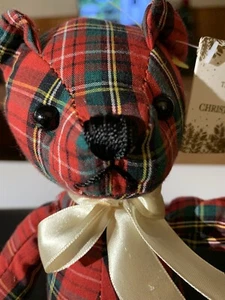 Oso de Navidad 2015 / Cuadros rojos / Usado🔥 - Imagen 1 de 2