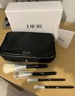 Christian Dior Backstage Make-up Brushes + Travel Pouch - Brand New