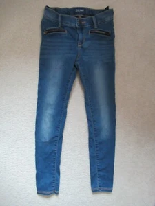 Old Navy Girls Skinny Jeans Jeggings Pants Metal Zippers 8 - Picture 1 of 10
