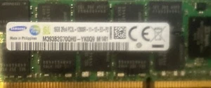 Dell Samsung 64GB 4x 16GB PC3L-12800R Registered Server RAM - M393B2G70QH0-YK0 - Picture 1 of 2