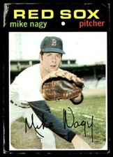 1971 Topps #363 Mike Nagy  Boston Red Sox Low Grade Crease