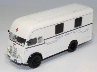 Berliet GLA 5 Fourgon Ambulância Ônibus Francês Modelo Diecast Hachette Escala 1:43 - Imagem 1 de 4