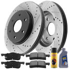 Rear Brake Rotors And Brake Pads for 09-17 Chevy Traverse 07-10 Outlook E19 CA Chevrolet Traverse