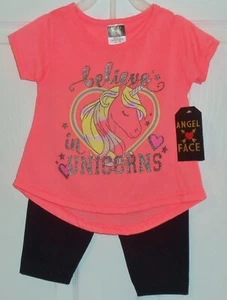 ANGEL FACE "BELIEVE IN UNICORNS   Pant/legging  Set Size 3 T  NEW - Picture 1 of 2