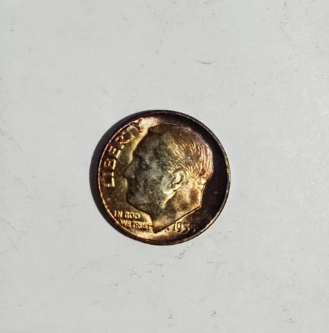 1955 S Roosevelt Silver Dime Cover