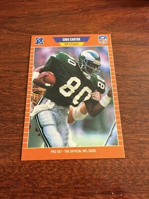 Tarjeta de novato 1989 Pro Set #314 Chris Carter Foto 1 de 2