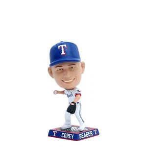 Corey Seager Texas Rangers 2023 World Series Mini Bighead Bobblehead MLB - Picture 1 of 1