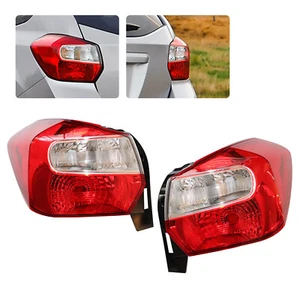 1 Pair Tail Lights Black For 2012-2016 Subaru Impreza & 2013-2015 XV Crosstrek - Foto 1 di 11