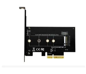 Tarjeta adaptadora SSD PCI-E 4x a NVMe M.2 NGFF B Key + M.2 NGFF M Key Apple Mac Pro - Imagen 1 de 2