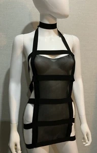Sexy Naughty Cosplay Costume Netted Temptation Lingerie BDSM x2 outfits - Picture 1 of 5