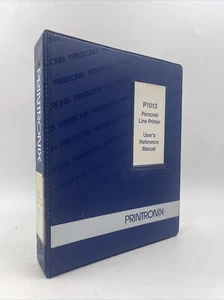 Vintage PRINTRONIX Personal Line Printer P1031 User’s Reference Manual 1986 - Picture 1 of 5