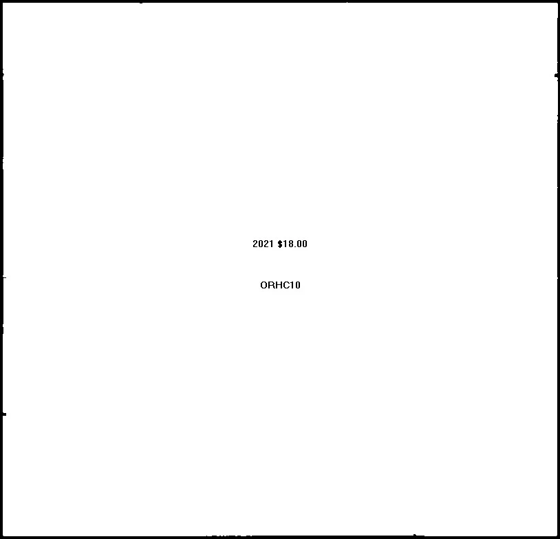 D2K Oregon Habitat Conservation Stamp 2021 $18.00 (bighorn sheep) - Image 1 of 1