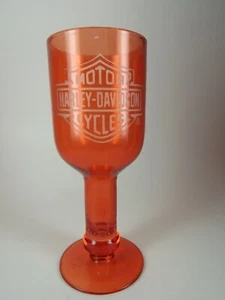 VASO DE COPA DE VINO PISTÓN NARANJA HARLEY DAVIDSON - Imagen 1 de 5