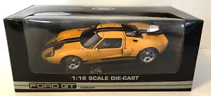 Beanstalk Group Ford GT Concept Diecast Car Edsel Ford Signed 1:18 Yellow NOS - Picture 1 of 10