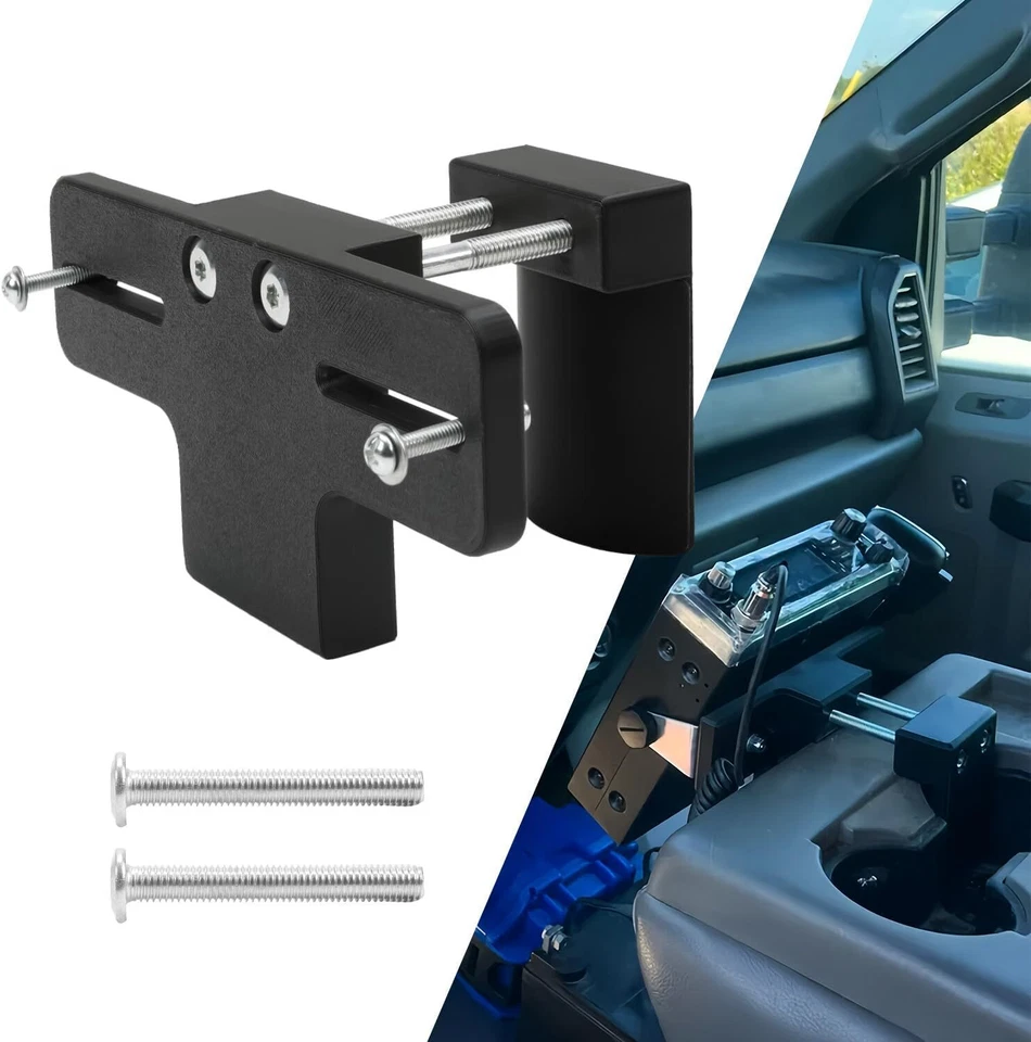 Upgrade Cup Holder RadioMount-Clamping Mount,CB Radio Mounting Brackets - Image 1 of 4