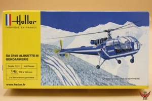 Heller - 1/72 - 80286 - SA 316B Alouette III Gendarmerie - Afbeelding 1 van 2