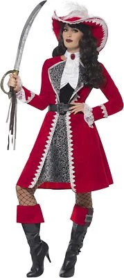 Smiffys Deluxe Authentic Lady Captain Costume - Image 1 of 3