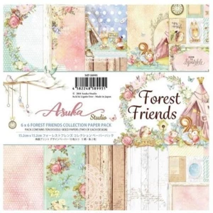 Paquete de papel Memory Place 6" x 6" Forest Friends - Imagen 1 de 4