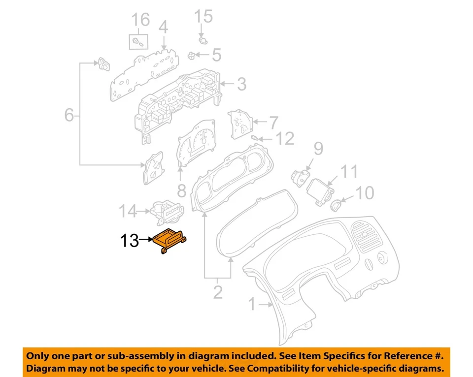 Medidor de velocímetro usado se adapta a: Mazda B-2500 Cluster 2000 sin tacómetro MPH MT Gra Foto 1 de 3